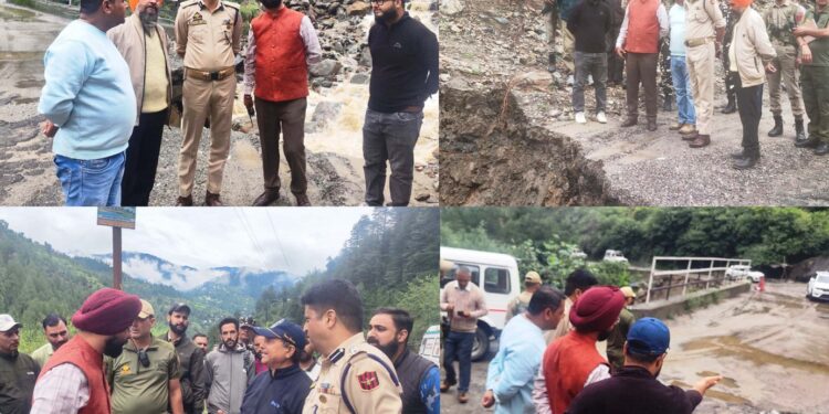 DC Doda, SSP take stock of road damages, direct immediate restoration measures
