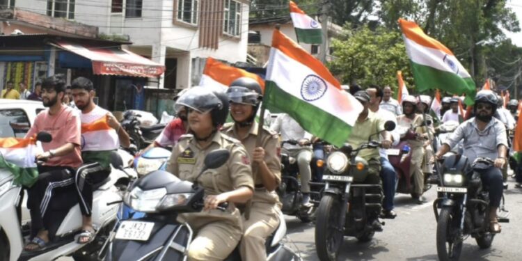 District Administration Reasi organises grand Tiranga Bike Rally under Har Ghar Tiranga Campaign 2025