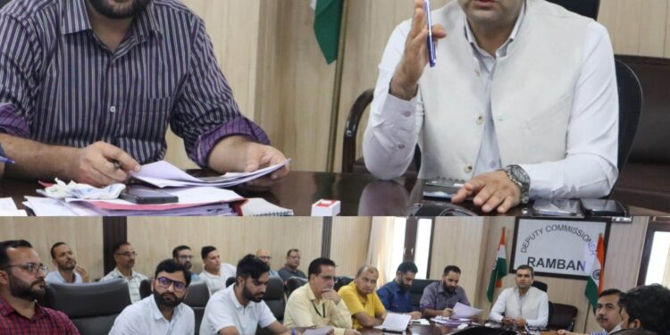 DC Ramban reviews implementation of employment, Beneficiary-Oriented Schemes