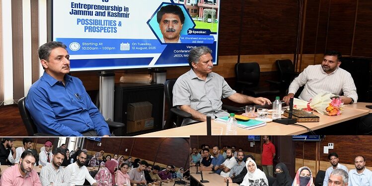 JKEDI hosts special event on ‘Entrepreneurship in J&K: Possibilities & Prospects’