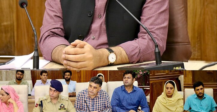 DC Srinagar conducts review meeting of DDMA on preparedness & mitigation measures of the district administration