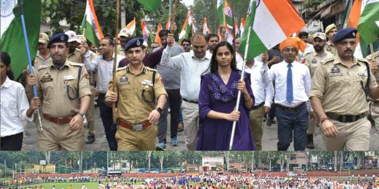 DC leads Mega Tiranga Rally at Reasi
