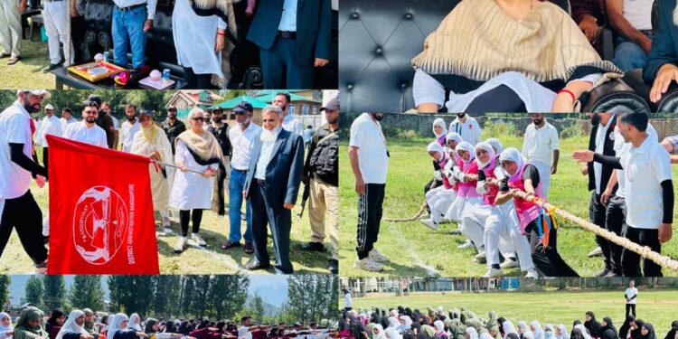 DC Bandipora leads National Sports Day celebration at HSS Nadihal