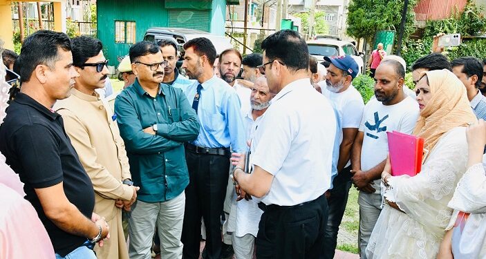 Rana inspects 1.125 MGD rapid sand filtration water treatment plant at Mehjoor Nagar