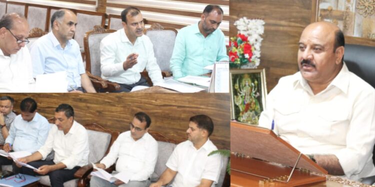 Dy CM reviews progress on PWD works in Nowshera constituency