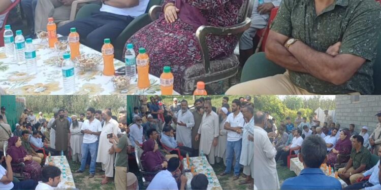 Chairperson DDC Ganderbal visits Batwina, assesses developmental needs