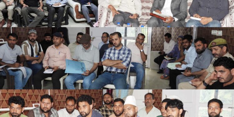 DC Doda reviews relief, restoration measures in rain-affected areas of Gandoh