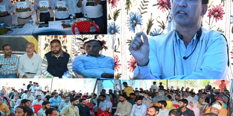 Chairman DDC Kulgam inaugurates Kisan Sampark Abhiyan Rural Credit Workshop