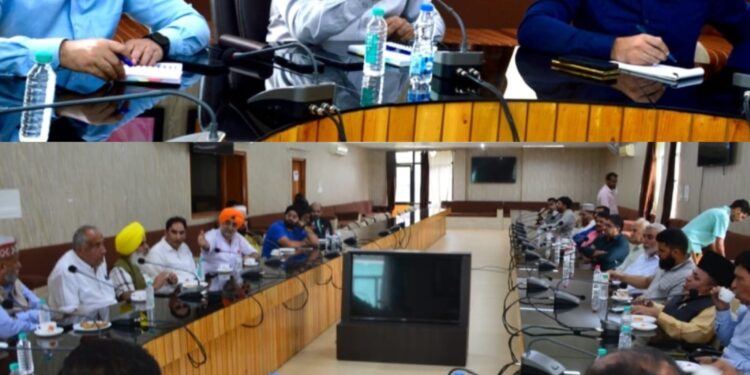 DC Poonch convenes introductory meeting with civil society members