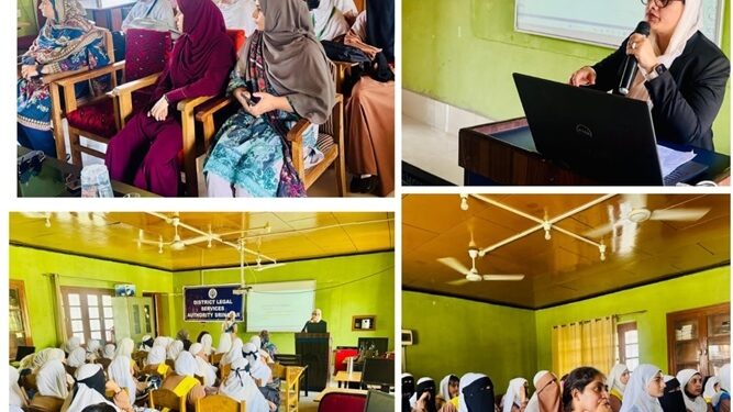 DLSA Srinagar organizes legal awareness programme on POCSO Act, drug abuse at GGHSS Soura