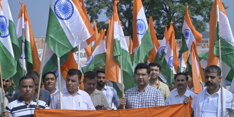 Tiranga Yatra organised in Chowki Choura to celebrate spirit of patriotism