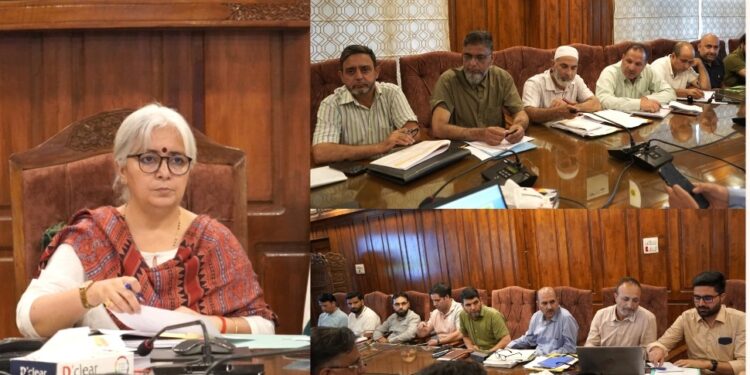 DC Bandipora reviews progress of HADP