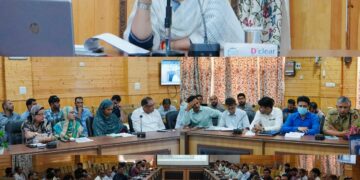 DC Bandipora holds Introductory meeting with district, sectoral officers