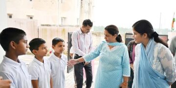 DC Samba inspects provision of amenities in Child Care Institutions, interacts with inmate children