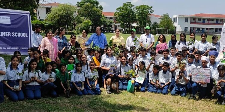 DEERS-EIACP J&K Hub organises MissionLiFE awareness campaign at SOS Hermann Gmeiner School