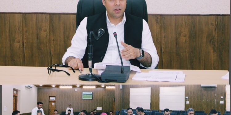 DC Budgam reviews HADP in the district