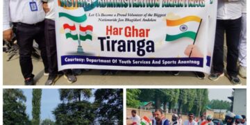 Har Ghar Tiranga: Colorful Tiranga Bike Rally Organised in Anantnag