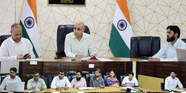 DC Kishtwar reviews functioning of Animal Husbandry Department