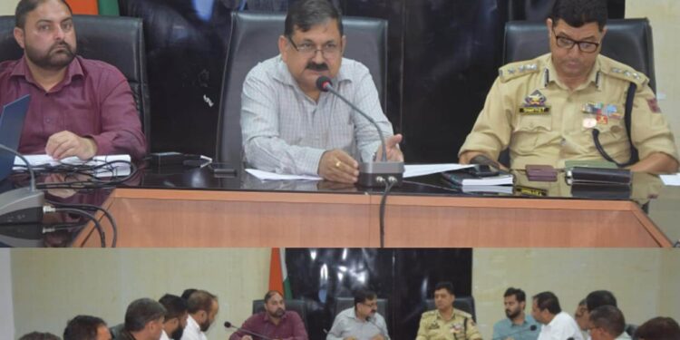 DC Poonch reviews progress of Land Acquisition for Government Projects