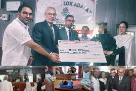 Special Lok Adalat on Traffic Challans & Other Civil Cases organized at Budgam