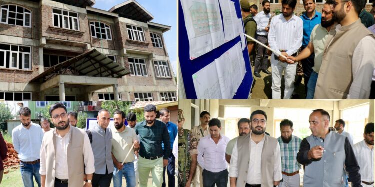 DC Srinagar inspects work progress on under-construction Hostel for wards of Ex-Servicemen/ Martyrs at Peerbagh