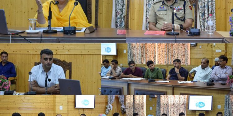 DC Bandipora chairs NCORD meeting, calls for intensified action against drug menace