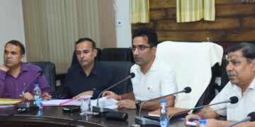 Mission Director HADP reviews Mid-Line Correction of HADP Projects