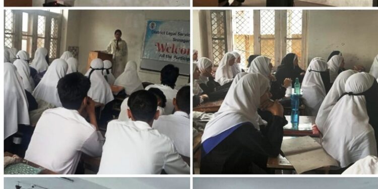 DLSA Srinagar organizes awareness prog. at HSS Gund Hassi Bhat
