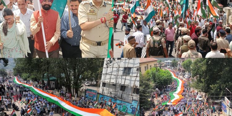 Doda witnesses historic Mega Tiranga Rally with 1508-metre-long National Flag