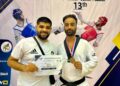 Danish Manzoor from B’la wins Bronze for India at 13th Elite Cup International Taekwondo Championship in Jordan
