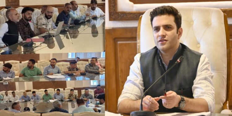 DC Kulgam chairs District Road Safety meeting, calls for strict enforcement of traffic rules
