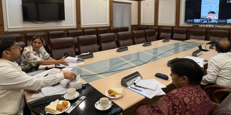 Satish Sharma participates in virtual meeting with Union Minister for Youth Affairs on youth engagement, sports development