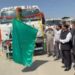 Satish Sharma flags off fruit-laden trucks of JKRTC to National Markets