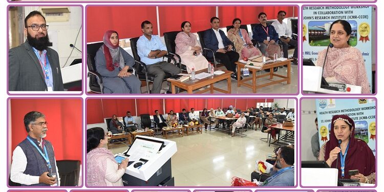 ICMR–DHR sponsored Research Methodology Workshop commences at GMC Srinagar