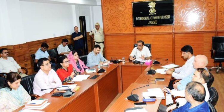 Divisional Commissioner Jammu reviews post-flood restoration, relief measures