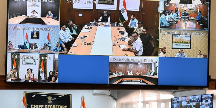CS assesses post-flood restoration across divisions of J&K