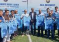 CM Omar Abdullah unveils Real Kashmir FC’s ‘Peace Jersey’ in Srinagar