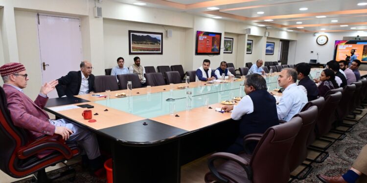 CM reviews preparations for Kashmir Marathon-2025, launches promotional video