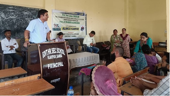 Assessment camp for children with special needs organised at Samba