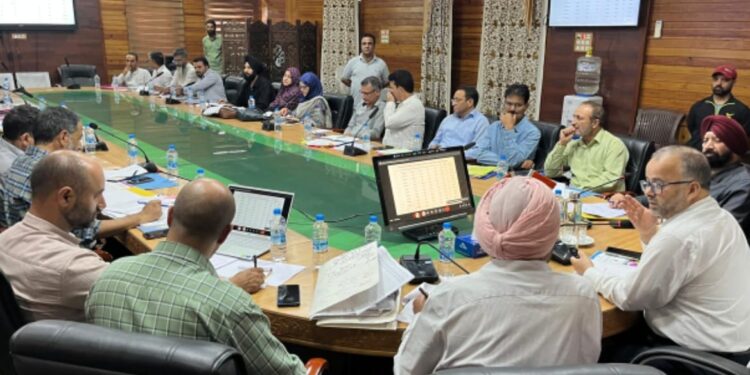 Director Agri. Kmr reviews achievements of all HADP projects, CSSs, CAPEX & NABARD
