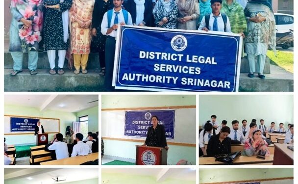 DLSA Srinagar raises awareness on POSH Act, drug abuse at GBHSS Zadibal
