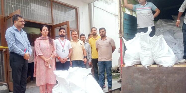 SMVDSB hands over relief material to Udhampur Administration
