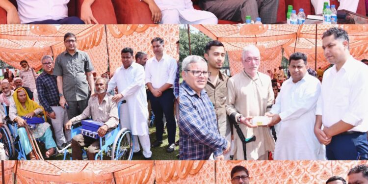 Rajouri: 216 Senior Citizens provided assistive devices at RVY Camp held under Sewa Parv 2025