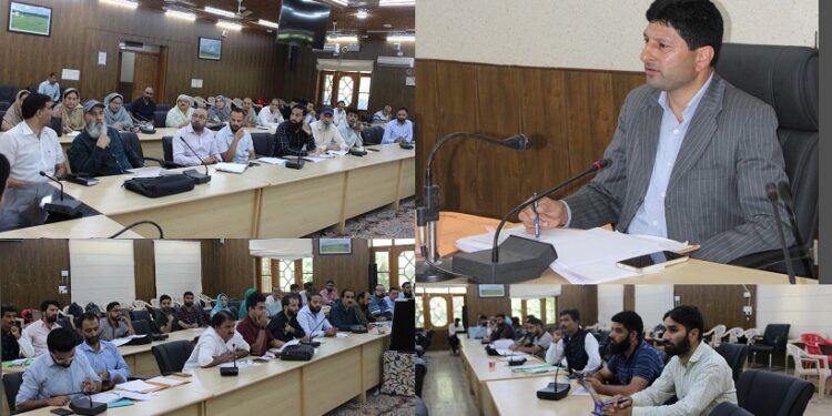Review meeting on implementation of PMJVK held at Budgam