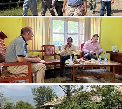 MD JJM inspects, assesses availability of Ductile & Galvanised pipes at store Pampore