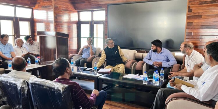 VC DDC Kupwara reviews progress of on-going developmental works
