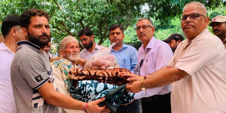 Relief Camp held at Ghatti to support flood-hit families