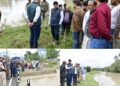 Inclement Weather: DC Ganderbal visits low-lying areas along Sindh Nallah