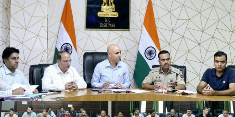 NCORD meeting: DC Kishtwar reviews drug control measures