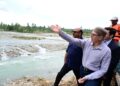 CM Omar Abdullah visits Kulgam to assess flood damage and oversee restoration efforts following heavy rains in the district